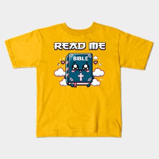 Read Me (The Bible) - Kawaii Japanese Art Kids T-Shirt